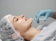 Patient Receiving Hyaluronic Acid Facial Injection